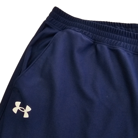 Under Armour Pants Mens Size Extra Large Lightweight Fitted Knit Blue White - Picture 5 of 15